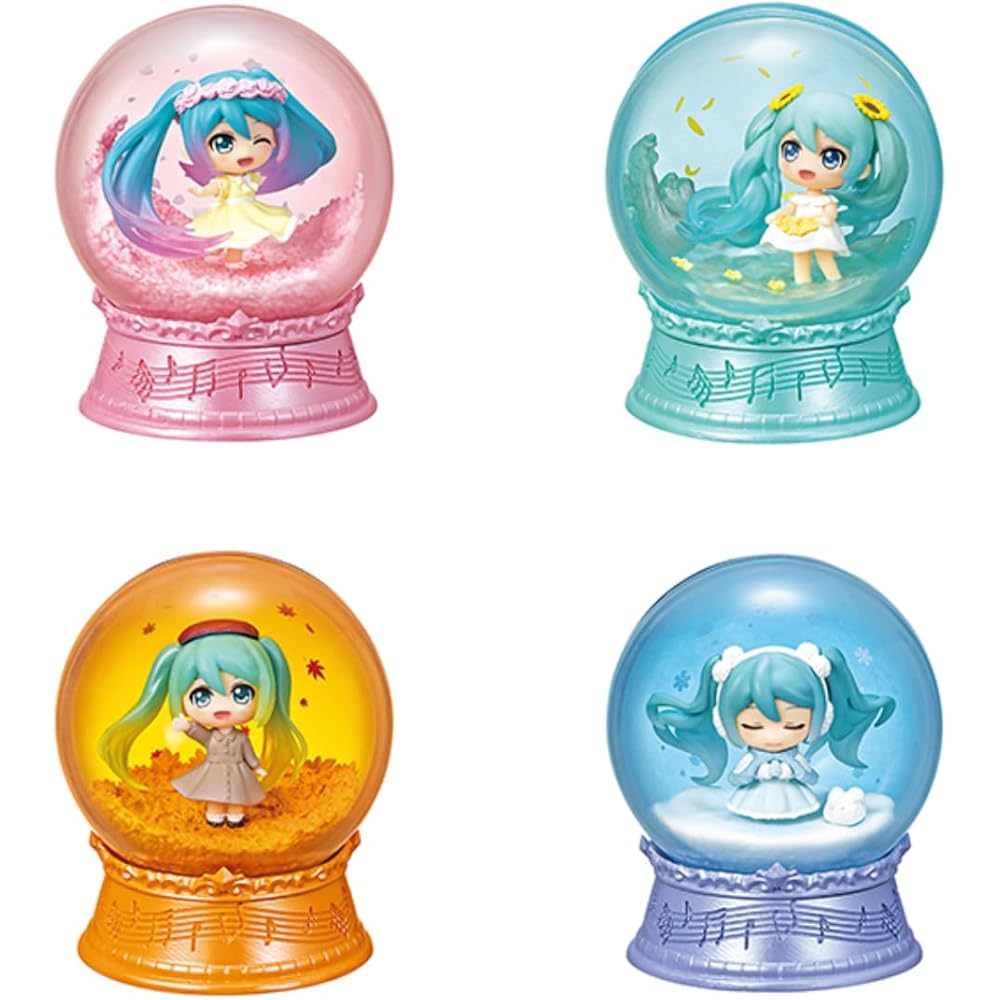 Hatsune Miku Scenery Dome Seasonal Story Music Box 15cm