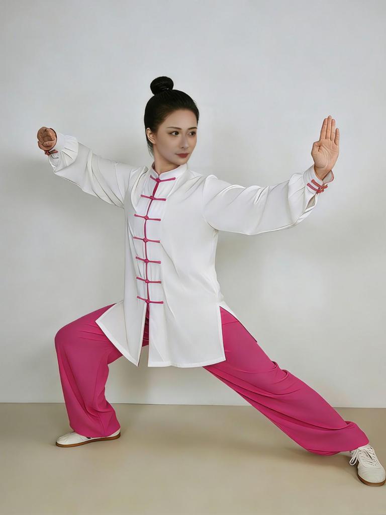 Royal Cheng Baumwolle Leinen Tai Chi und Wushu Aufführungsuniform für Damen und Herren - Frühling/Sommer Stil