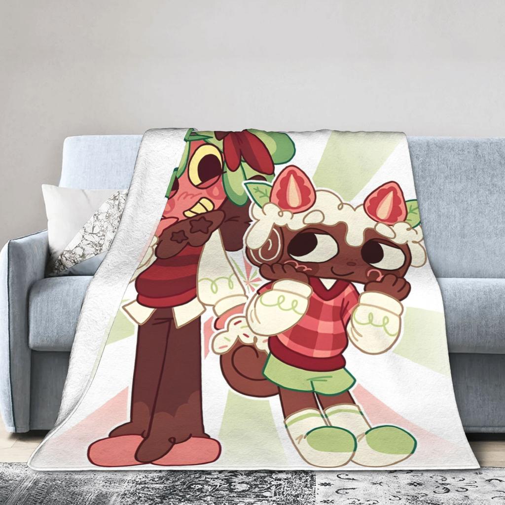 Dandys World Vee Shelly Goob Gigi Strickdecken Fleece Cartoon Superweiche Überwürfe für Bett, Couch und Tagesdecke