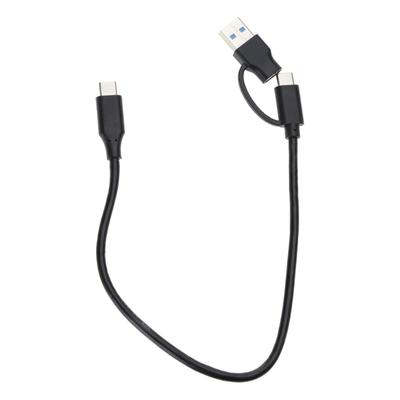Multifunction 2 In 1 Charging Cable USB3.0 USB A/C To C Charger Data Sync Cable for Cellphone Laptop Tablet