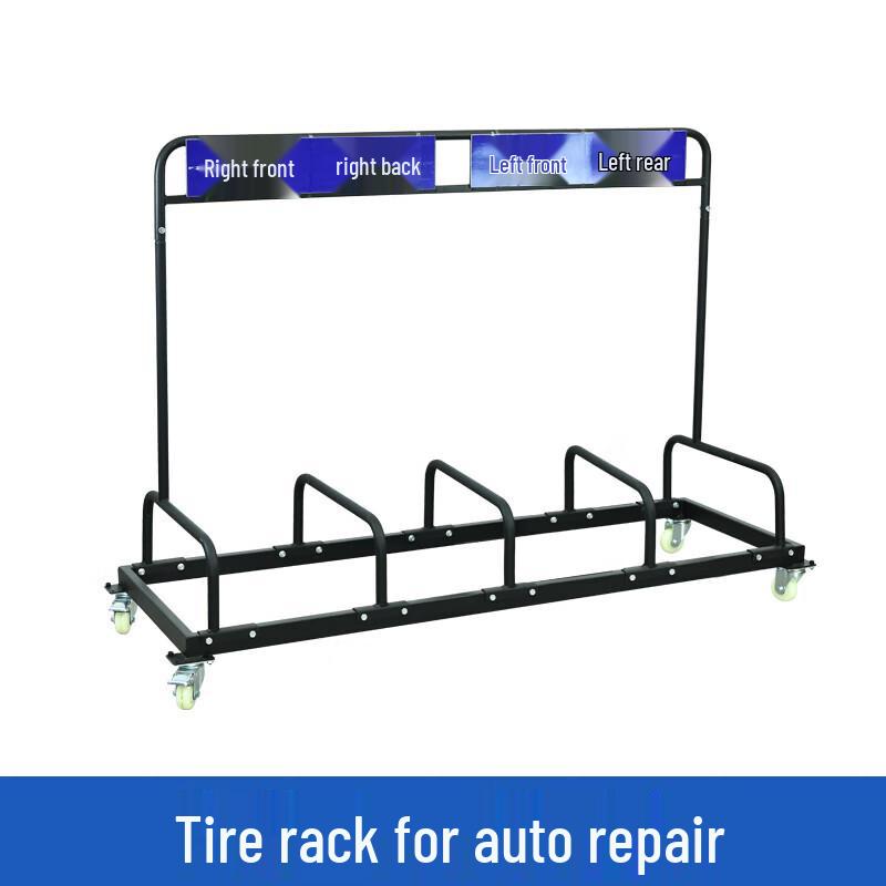 Hengrui Mobile Tire and Parts Storage Rack