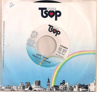 7-Zoll Schallplatte PEOPLE'S CHOICE - Love Shop ZS74751PROMO TSOP US Soul/Funk Gebraucht