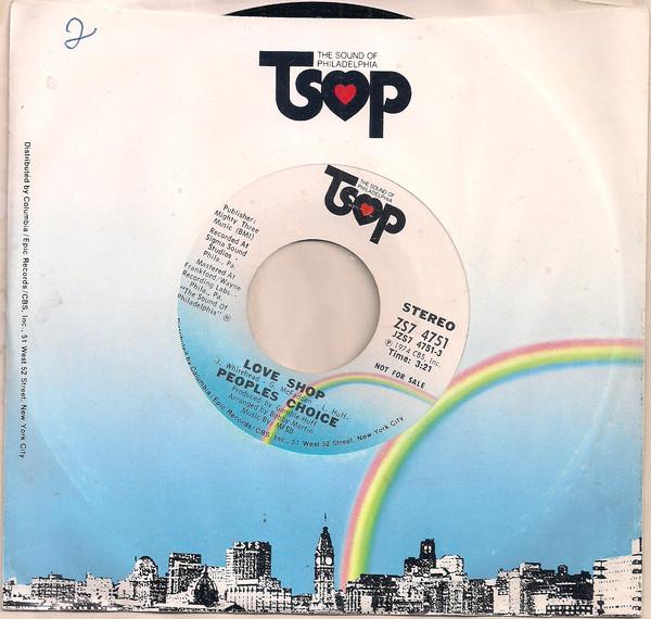 

7inch Record PEOPLE S CHOICE - Love Shop ZS74751PROMO TSOP US Soul/Funk Used