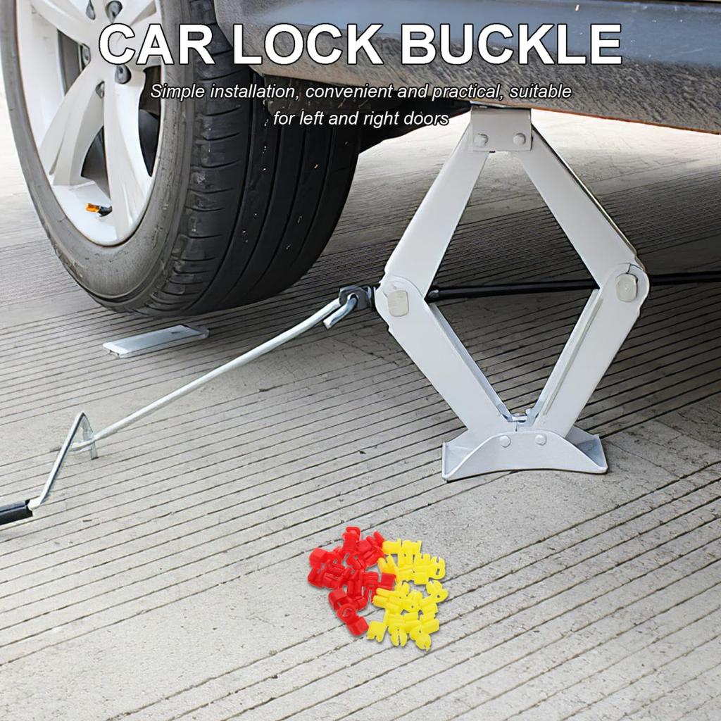 GLEAVI 20pcs Tailgate Handle Rod Clip Replacement Lock Rod Clip Car Door Lock Auto