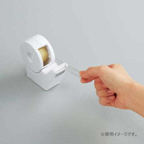 KOKUYO Tape Cutter GLOO Suction Cup Handy Type Small Roll White T-GM510W