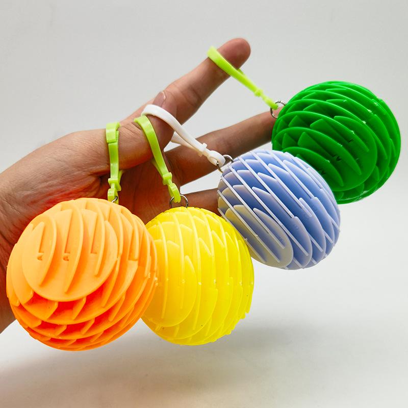 

3D Фиджет Морковь Червяк Мяч: Телескопическая Эластичная Деформируемая Игрушка