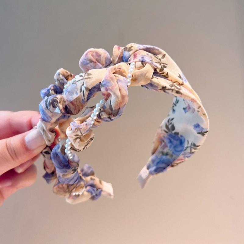 New Lace Ruffles Headbands for Women Sweet Girls Fashion Hairbands Hair Hoop Female Hair Accessories Headwear Headdress