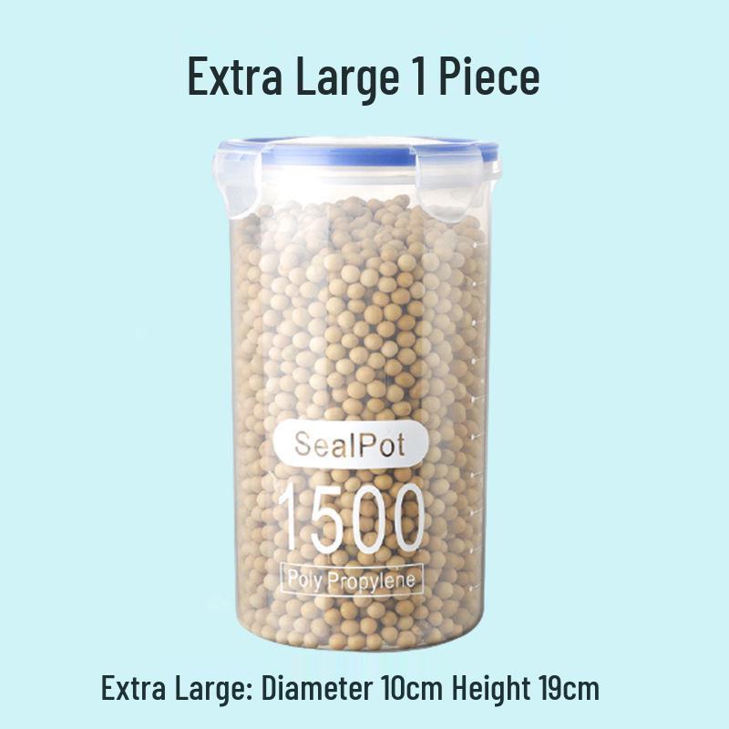 Reusable Large-Capacity Transparent Noodle Storage Bucket