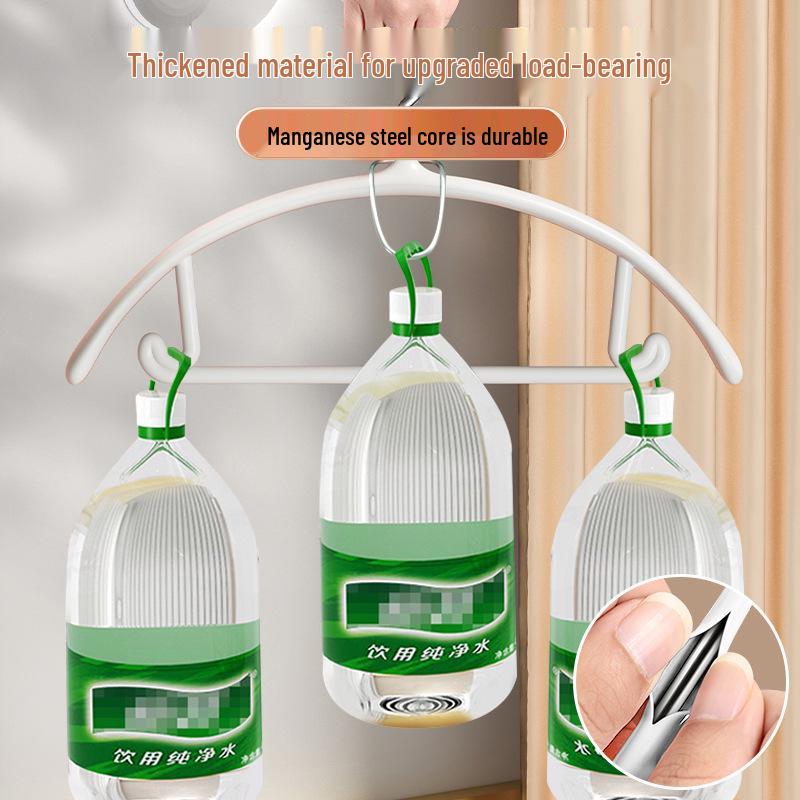 Seamless Non-Slip Hanger: Thickened, No-Bulge Design for Student Clothes Storage