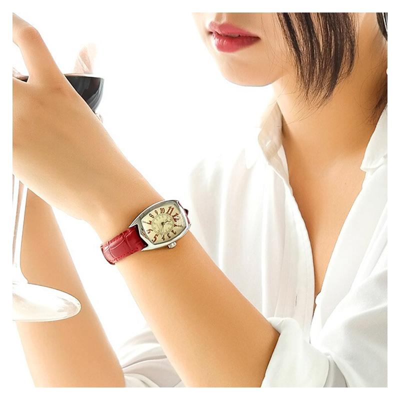 Casio STANDARD series DRESS series barrel-shaped retro business pointer casual waterproof quartz movement leather strap Japanese and LTP-1208E-9B2