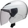 Kask motocyklowy Marushin w rozmiarze XL, kask półotwarty, M-520XL, srebrny, (61-62cm)