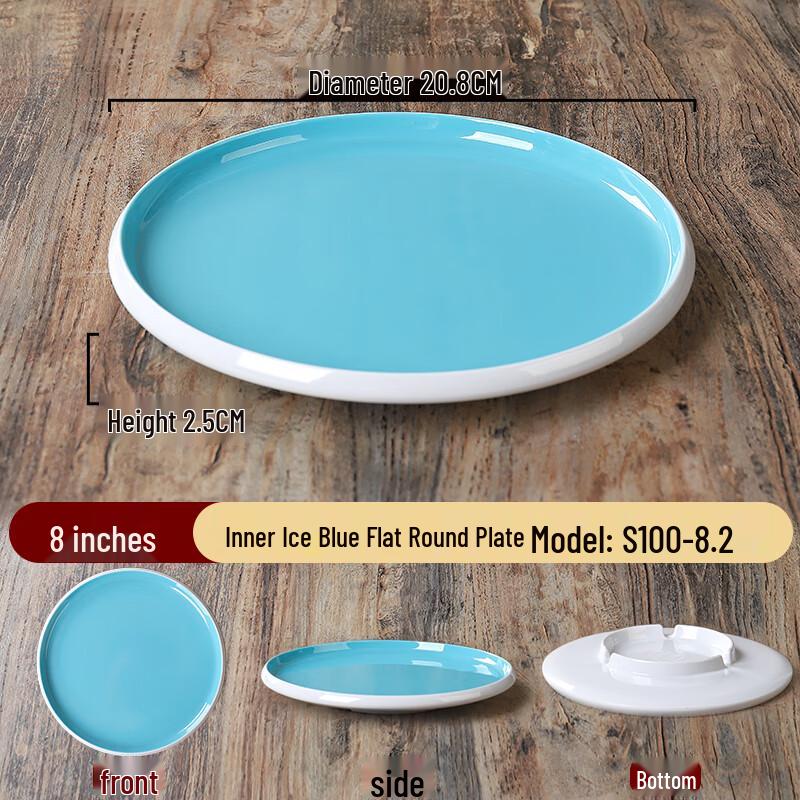 Nordic Melamine Round Side Plate