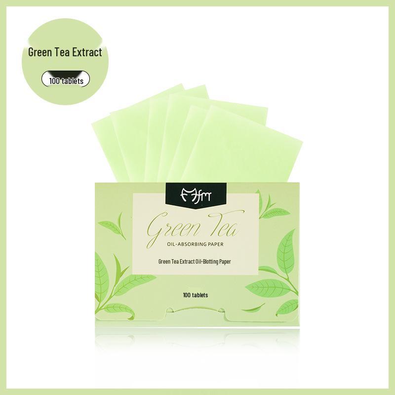 Portable Summer Fresh Facial Oil Blotting Papers with Plant Fragrance - 100 Sheets 100 sheets