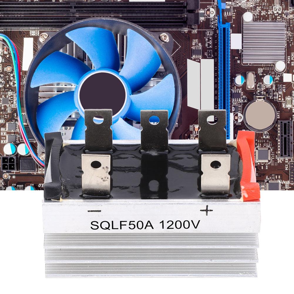 4 Buc Redresor Punte SQLF50A 1200V Modul Redresare Trifazat cu Radiator