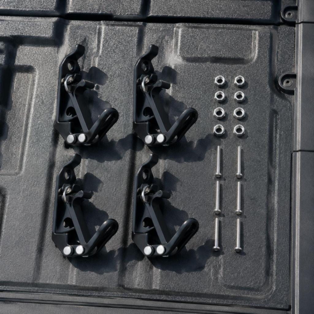 4 Pieces Roof-Rack Tool Clamp Secure Holder Space-Saving for Buses