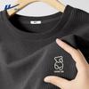 Men's Loose Fit Waffle Knit Short Sleeve T-Shirt