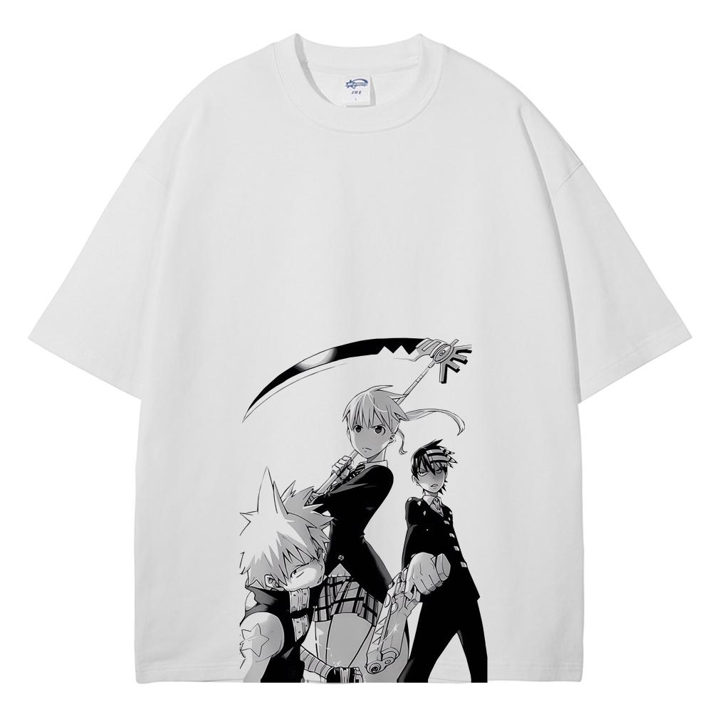 

2025 Футболка Манга Soul Eater MAKA ALBARN SOUL EATER Футболка Мужская Женская Одежда Высококачественный Хлопок Лето Короткий Рукав Футболка 2XL