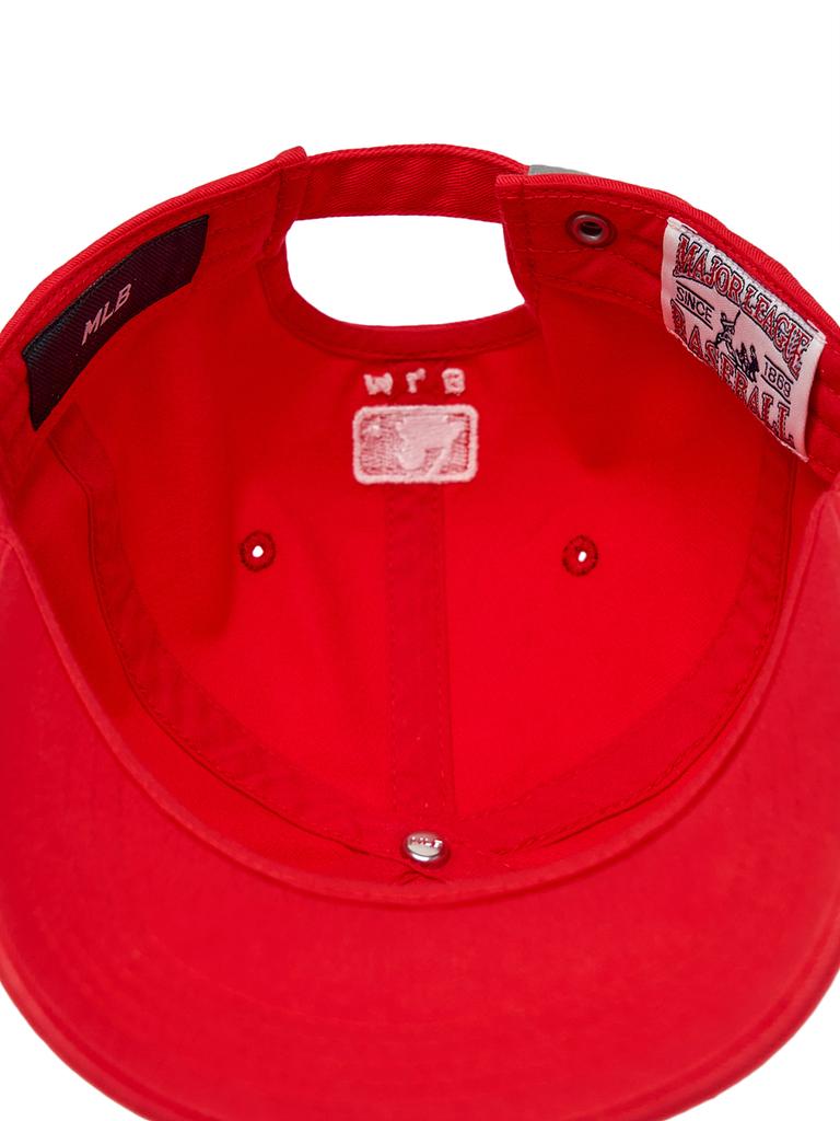Emelbi Signature Unstructured Ball Cap Bos (Red)