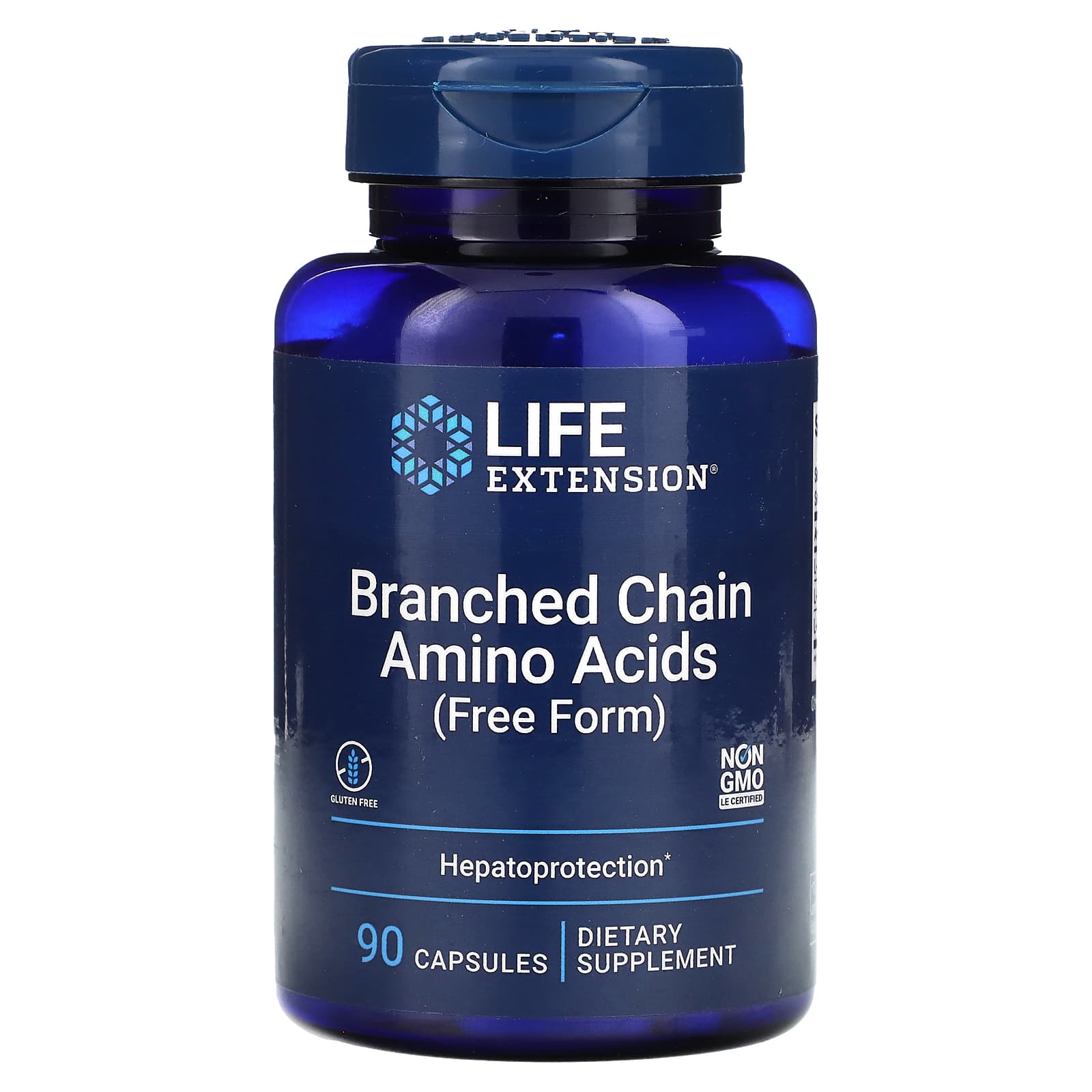 

Life Extension, branched chain amino acids, 90 capsules