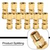 4/10PCS Universal Brake Line Connector For Brake Line Without Flaring 4.8mm 3/16 " Car Automobiles Accessories Part Set