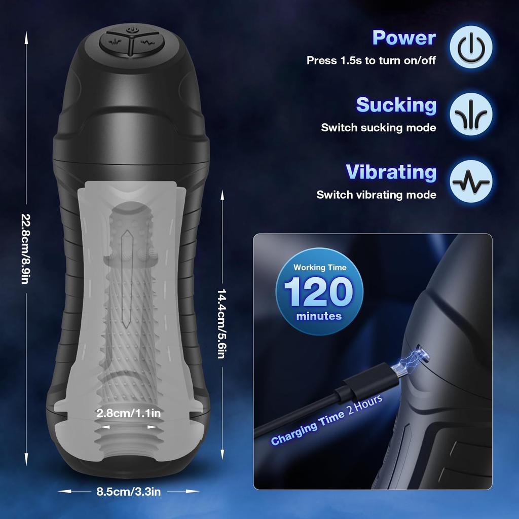Automatischer Elektrischer Masturbatorbecher Masturbateur automatique pour homme, Stimulator unter Vakuum