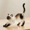 Cute Cat Key Chain Cat Dog Keepsake Hair Keyring Acrylic Pendant Clear Memorial Keychains for Collection Backpack Purse Bag