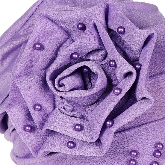 Mode Blume Floral Perlen Frauen Kopf Wrap Hut Kopf Schutzhülle Fall Geschenk