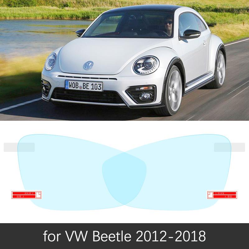 

Для Volkswagen VW New Beetl Beetle A5 2003 ~ 2018 полное покрытие зеркала заднего вида противотуманные пленки непромокаемая противотуманная пленка for VW Beetle 12-18