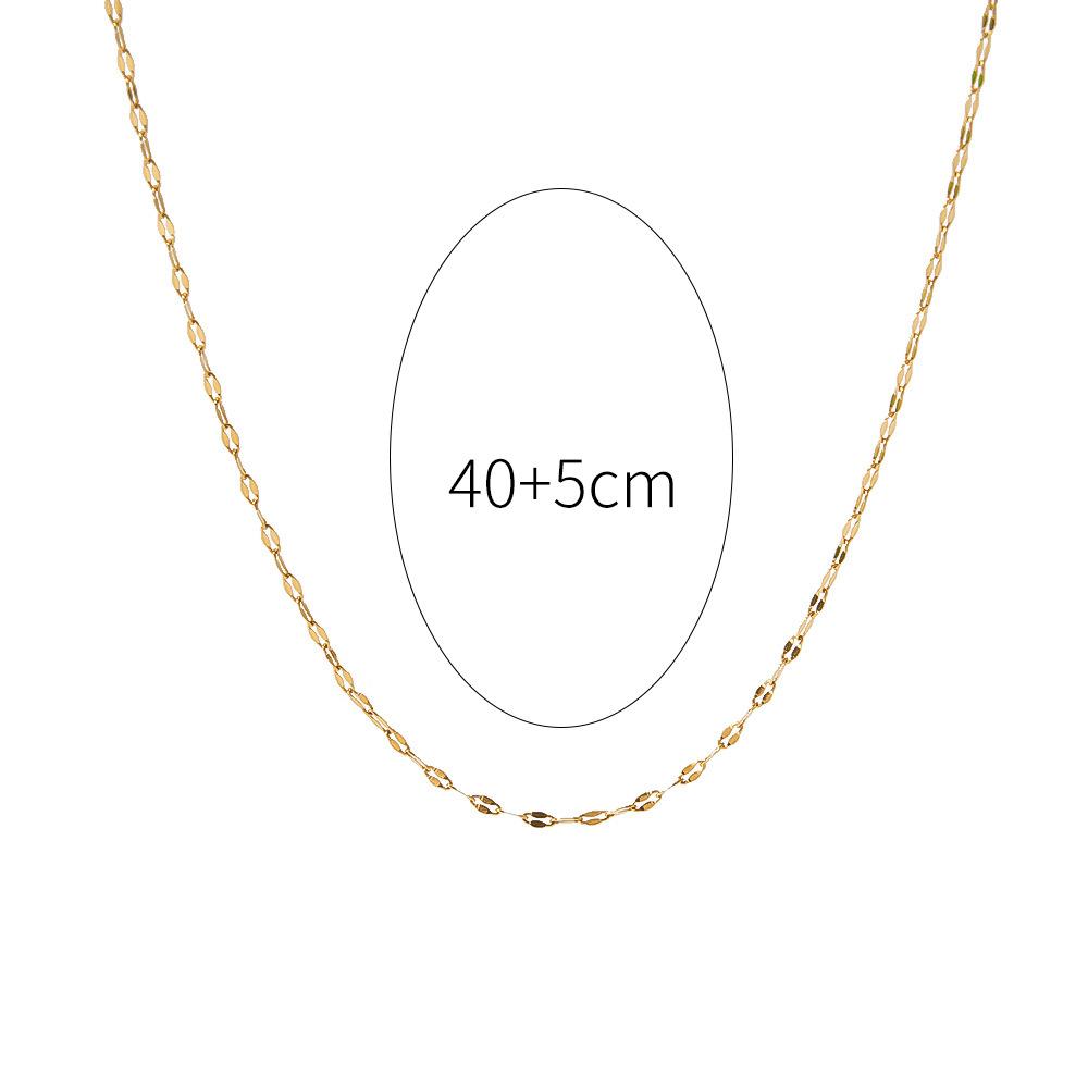 Elegant Full Zircon Copper Necklace Women Simple Exquisite Collarbone Chain Luxury Micro Inlaid Jewelry Gift