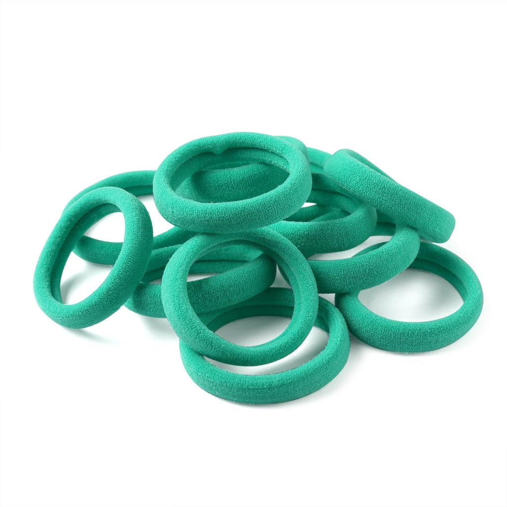 Solid Colors Seamless No Crease 4cm Hair Tie Elastic Nylon Ponytail Holders Fabric Hair Ropes Accessories for Toddlers Women