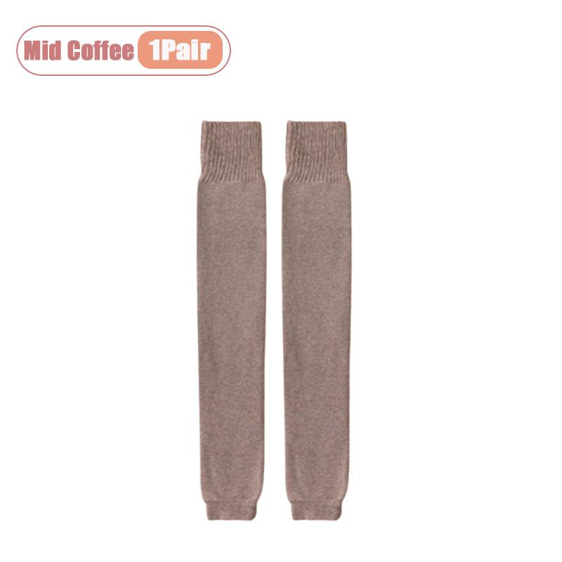 1-20Pairs Over Knee Fleece Lined Thermal Leg Warmers for Women Thick Terry Loop Knee Protector Winter Home Outdoor Sports Cozy