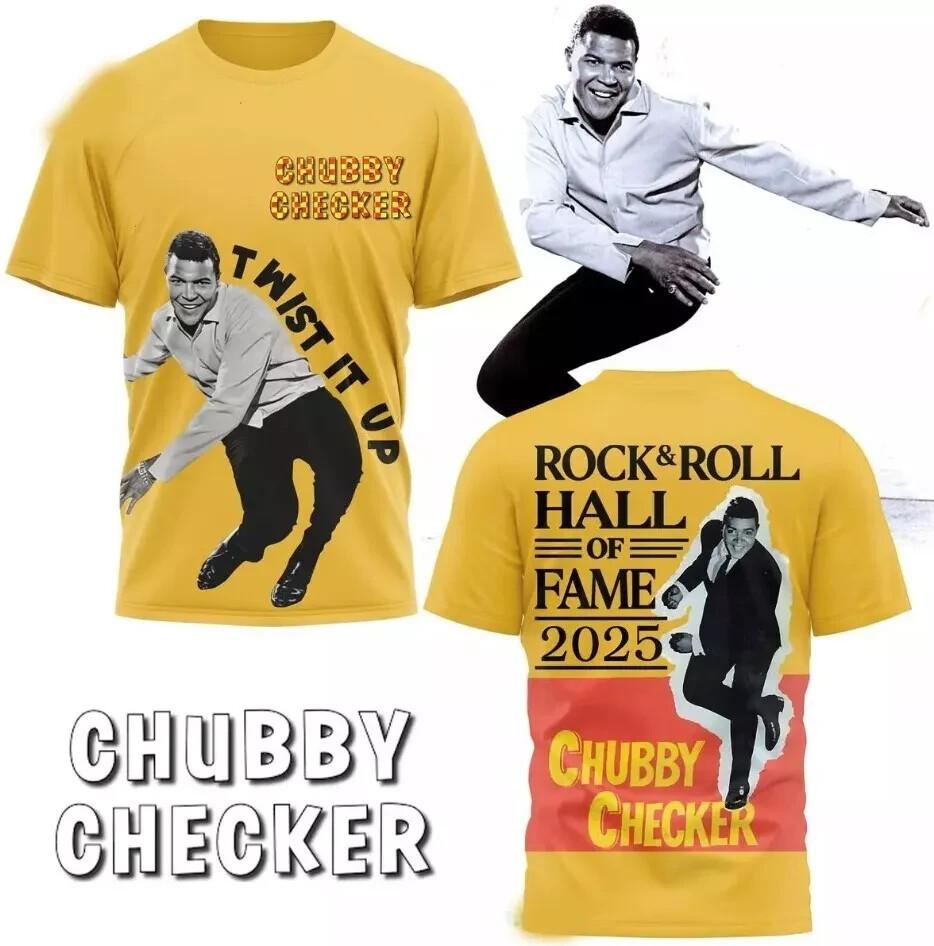 Chubby Checker Rock Roll Hall Of Fame 2026 3D T-Shirt L