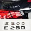 3D ABS Car Letters Rear Trunk Badge Logo E200 E260 Sticker Emblem For Mercedes Benz E Class E200 E260 W213 Auto Tail Accessories AU0