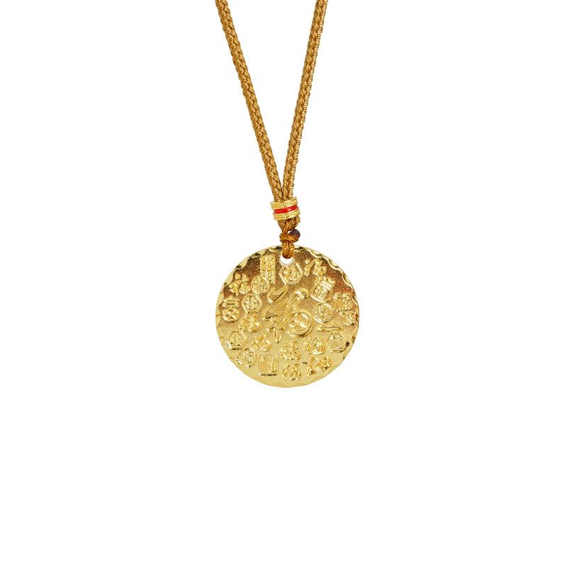 New Sweater Chain China-Chic Gufa Ping'an Xilefu Brand Women's Jewelry Necklace Pendant