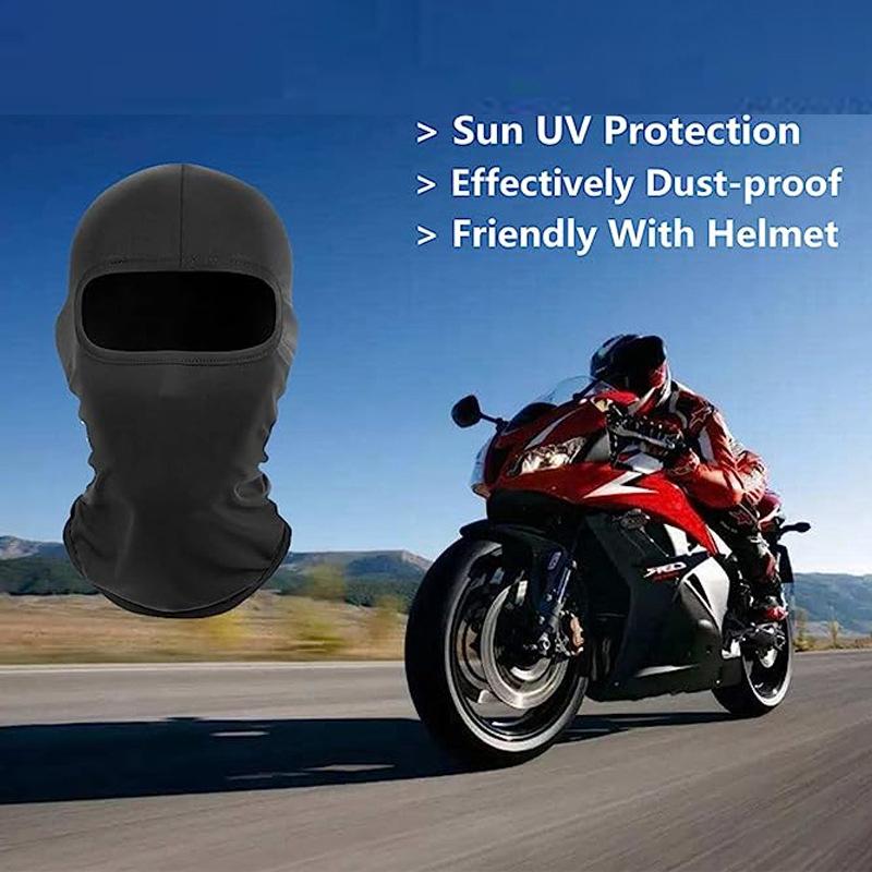 Balaclava Motorcycle Face Mask Moto Helmet Bandana Hood Ski Neck Full Face Mask Windproof Dustproof Face Shield Men'S Biker Mask