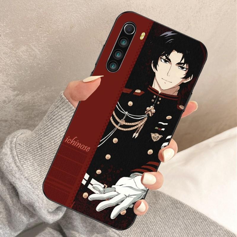 Kreslený kryt na telefon Guren Ichinose pro Xiaomi Redmi Note 11 10 9T 8 7 Pro Redmi 10 9 9A 9C 8 7 6 Měkký černý kryt na telefon