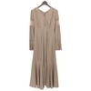 AMERI FLARE SATIN DRESS Women's Beige S Dress S beigeUsed