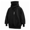 Jiye Trendy Autumn High Neck Hooded Men's Loose Casual Sweatshirt