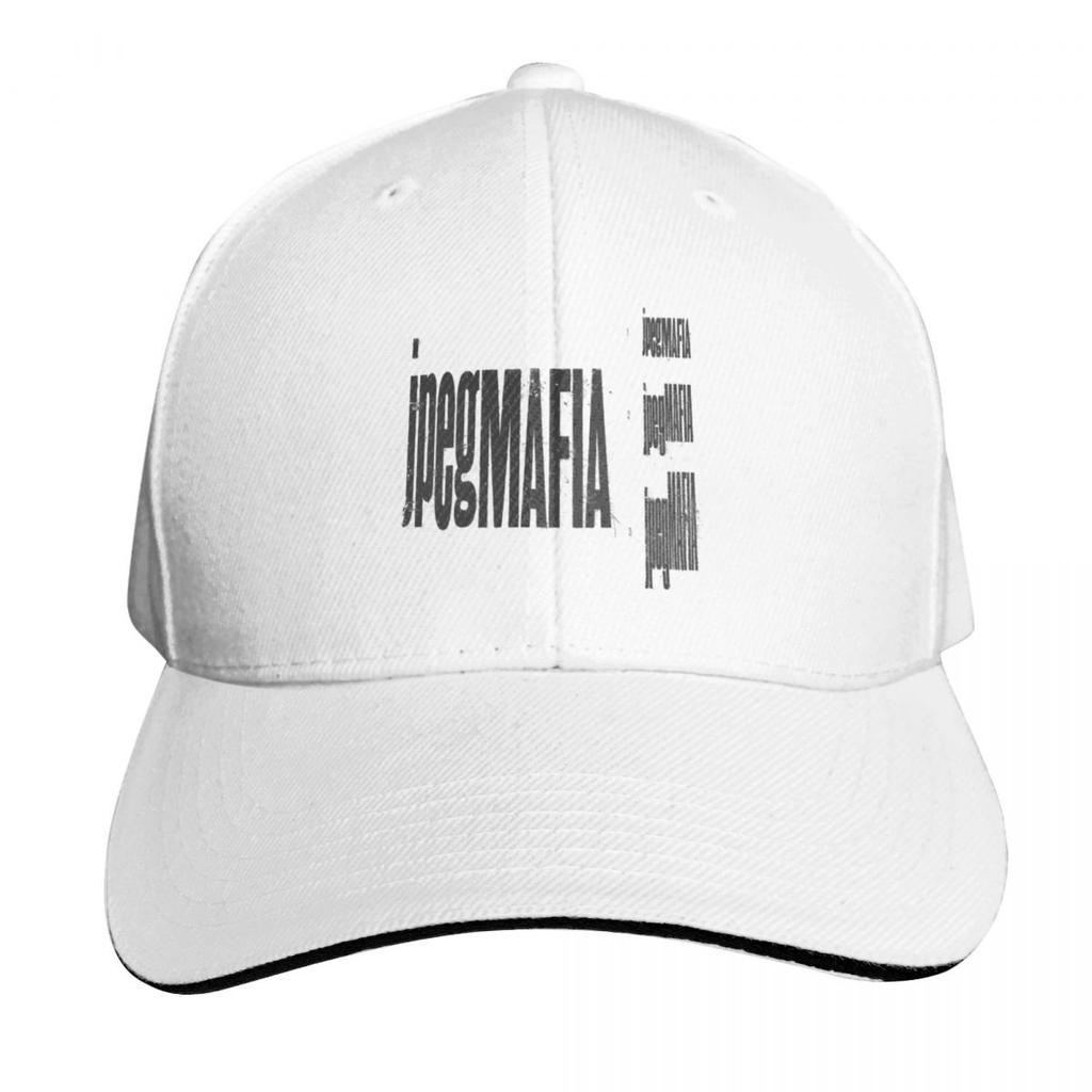 JPEGmafia Titles Baseball Cap Snapback Flat Bill Strapback Dad Hat Six Panel Structured Crown