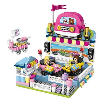 LOZ Amusement Park Series Nanoblock 432 Pieces, Amusement Park Bumper Car, Korean Popular Toys