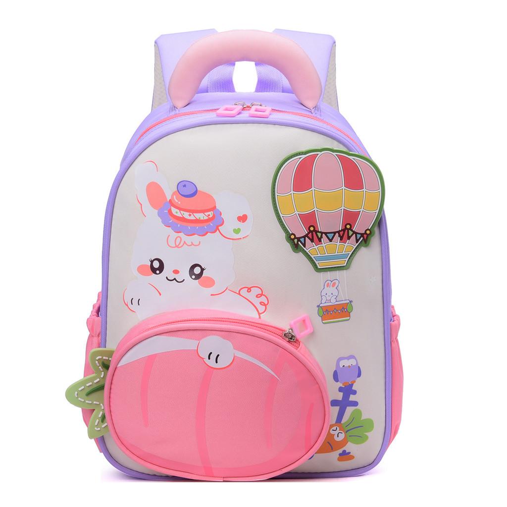 Cartoon Kids School Backpack With Breathable Oxford Fabric For Preschool Children