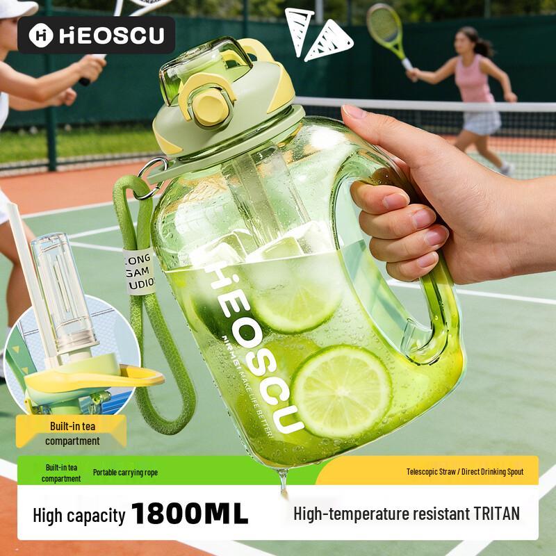 HEOSCU Tritan Men s Sports Water Bottle