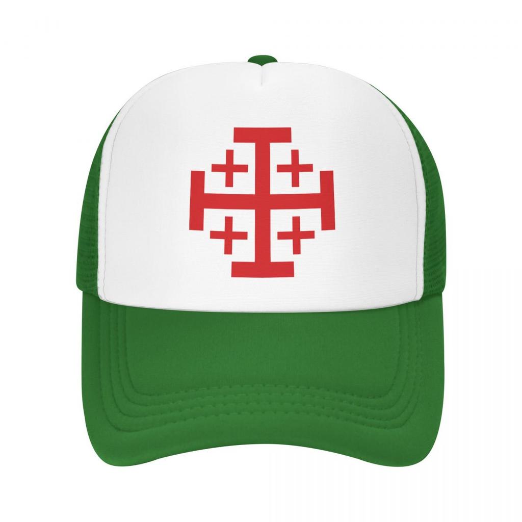 Personalized Jerusalem Kingdom Cross Baseball Cap Sun Protection Adjustable Knights Templar Crusades Trucker Hat Spring Dad Hat