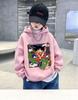 Dragon Ball Z Herbst Winter Jungen Kapuzenpullover Cartoon Drachenfigur Druck Kinder Pullover Hoodie Lässiges Langarm Oberteil