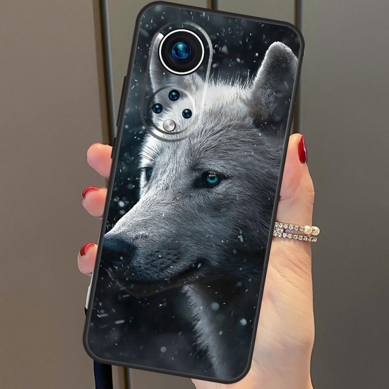 

Чехол Wolf Howls Art для Honor Magic 6 Pro 5 Lite 50 70 90 X6 X7 X8 X9 Honor X6a X7a X8a X9a X8b X9b Cover Honor 90 Lite