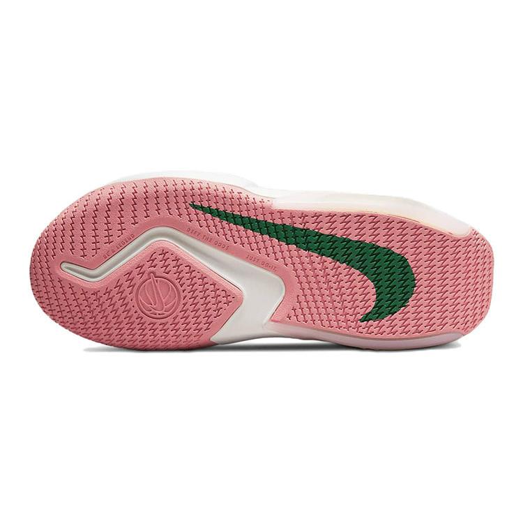 New Nike Air Zoom Crossover Anti Slip Wear Resistant Mid Top Children's Basketball Shoes Pink White Teenagers DC5216-602