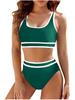 2025 Euro-American Chic Backless Solid Color Sexy Bikini