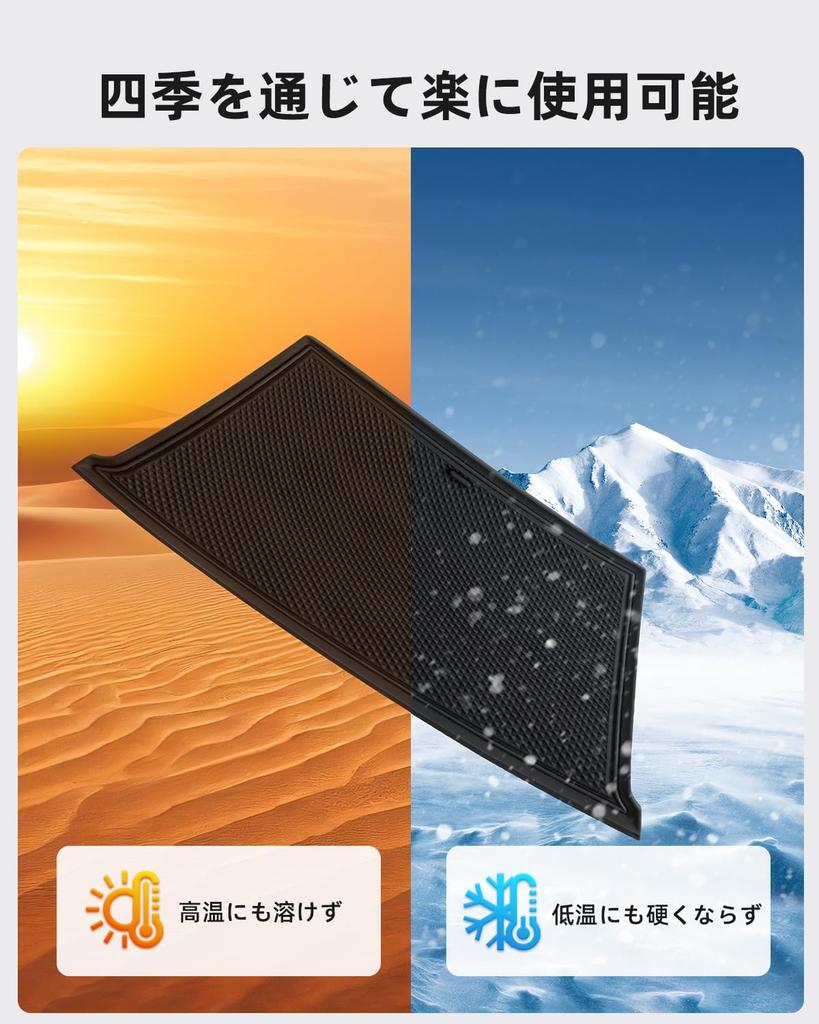 LANGBEAN Interior Rubber Mats for Suzuki Hustler Door Pocket Scratch and Noise Set MR92S/MR52S, Non-Slip Mats, Prevention, 19-Piece (Black)