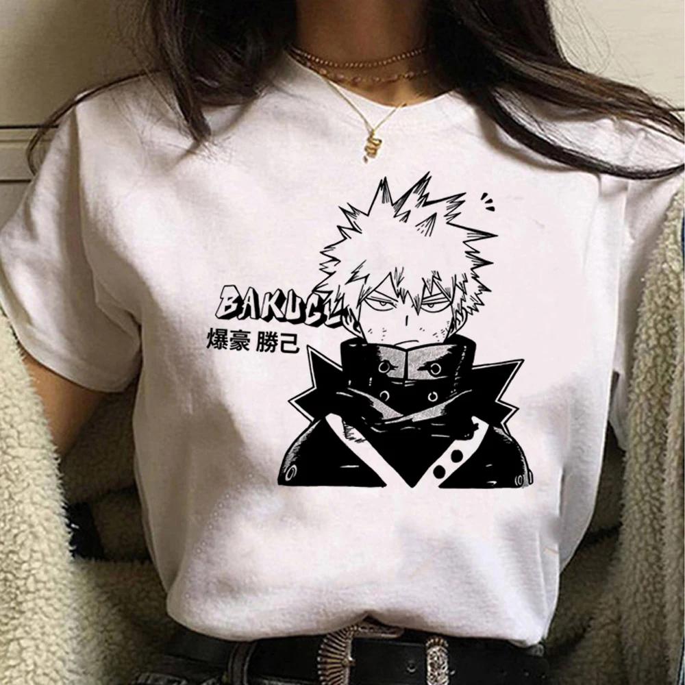 Bakugo Unisex T Shirt Women Funny Summer Comic Unisex T Shirt Female Harajuku Unisexga Streetwear Clothing