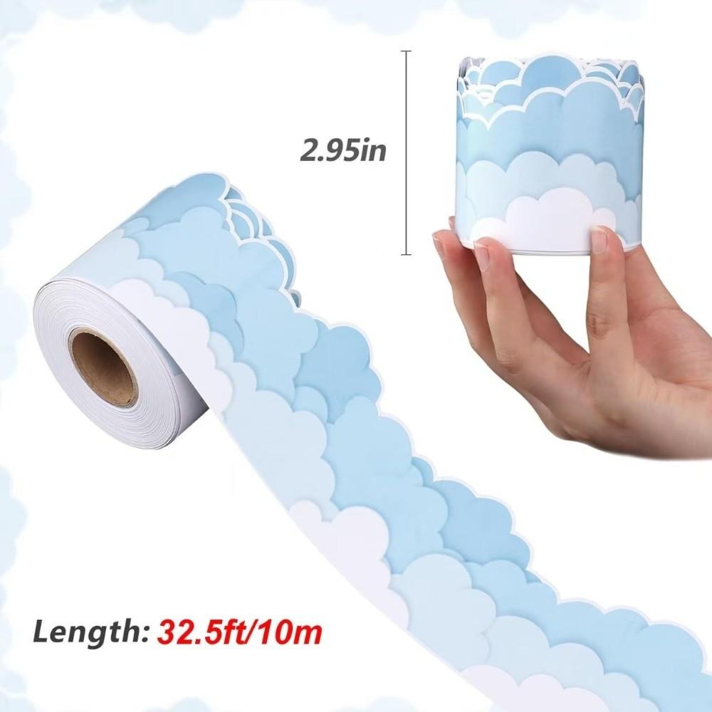 1Roll 7.5cm Border Paper Paper Border Classroom Decors Creative Decorative Stickers  Handmade Crafts